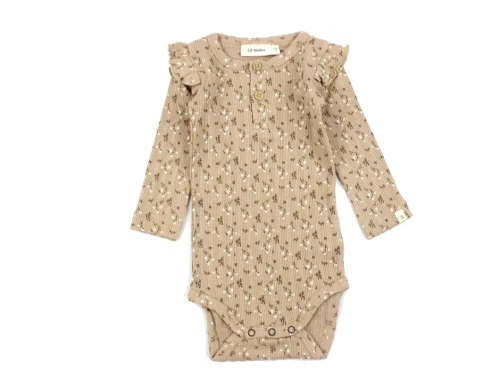 Lil Atelier nougat blomster body